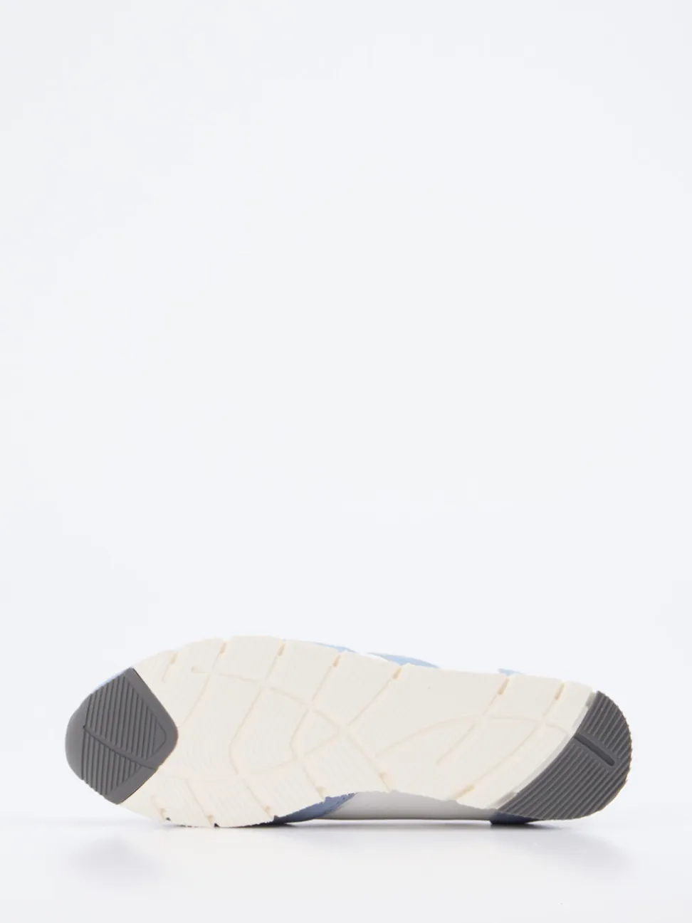 Semler – Sneaker aus Veloursleder in Weiß