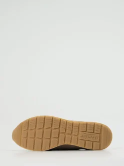 Semler – Sneaker aus Veloursleder in Sandbeige