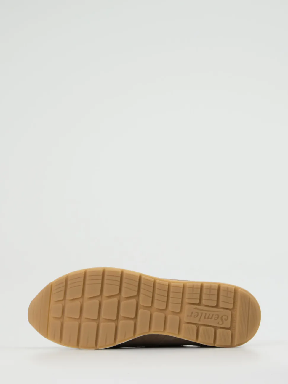 Semler – Sneaker aus Veloursleder in Sandbeige