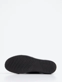 Semler – Sneaker aus Veloursleder Dunkelblau