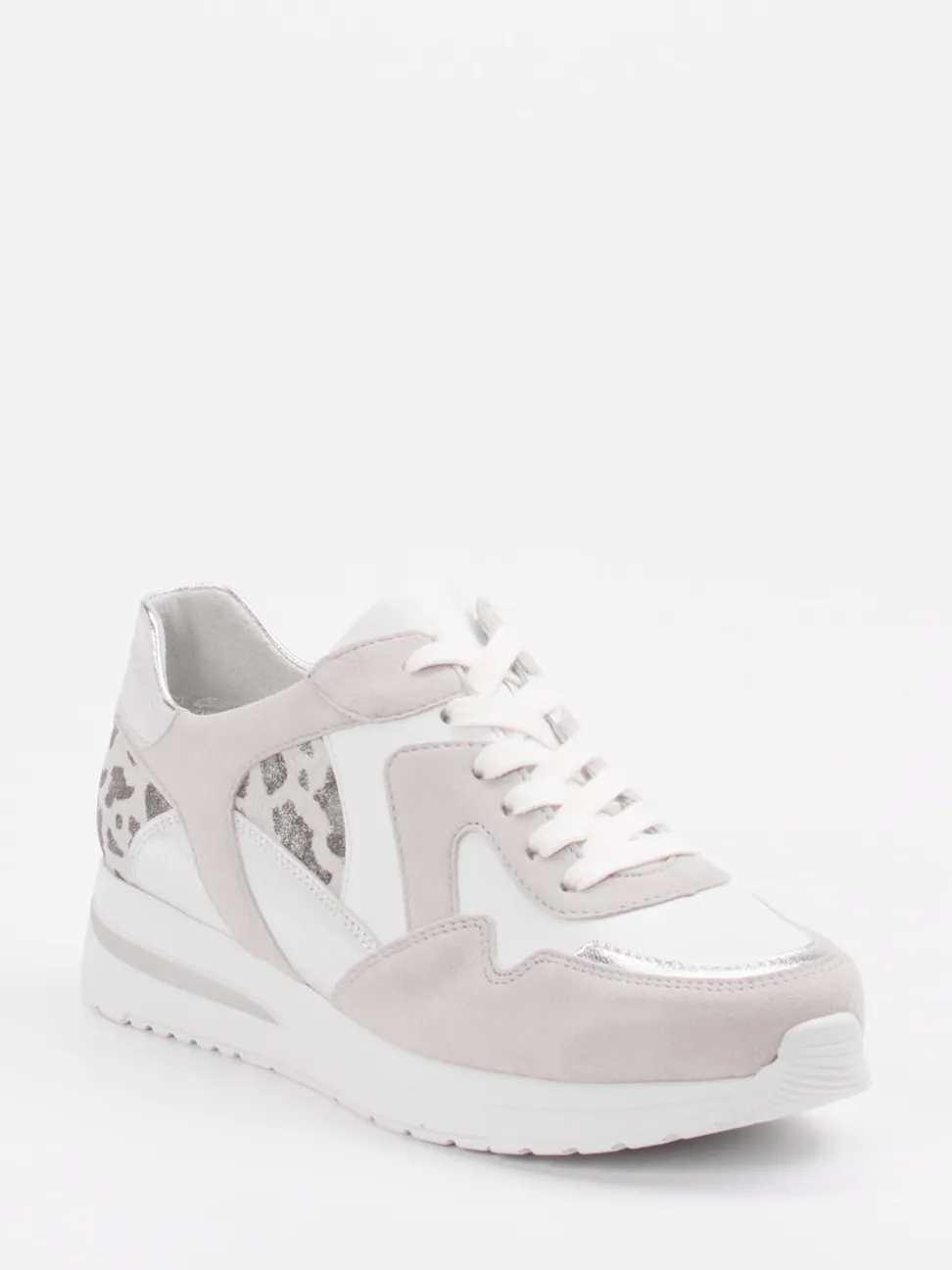 Semler – Sneaker aus Veloursleder mit Metallic-Details