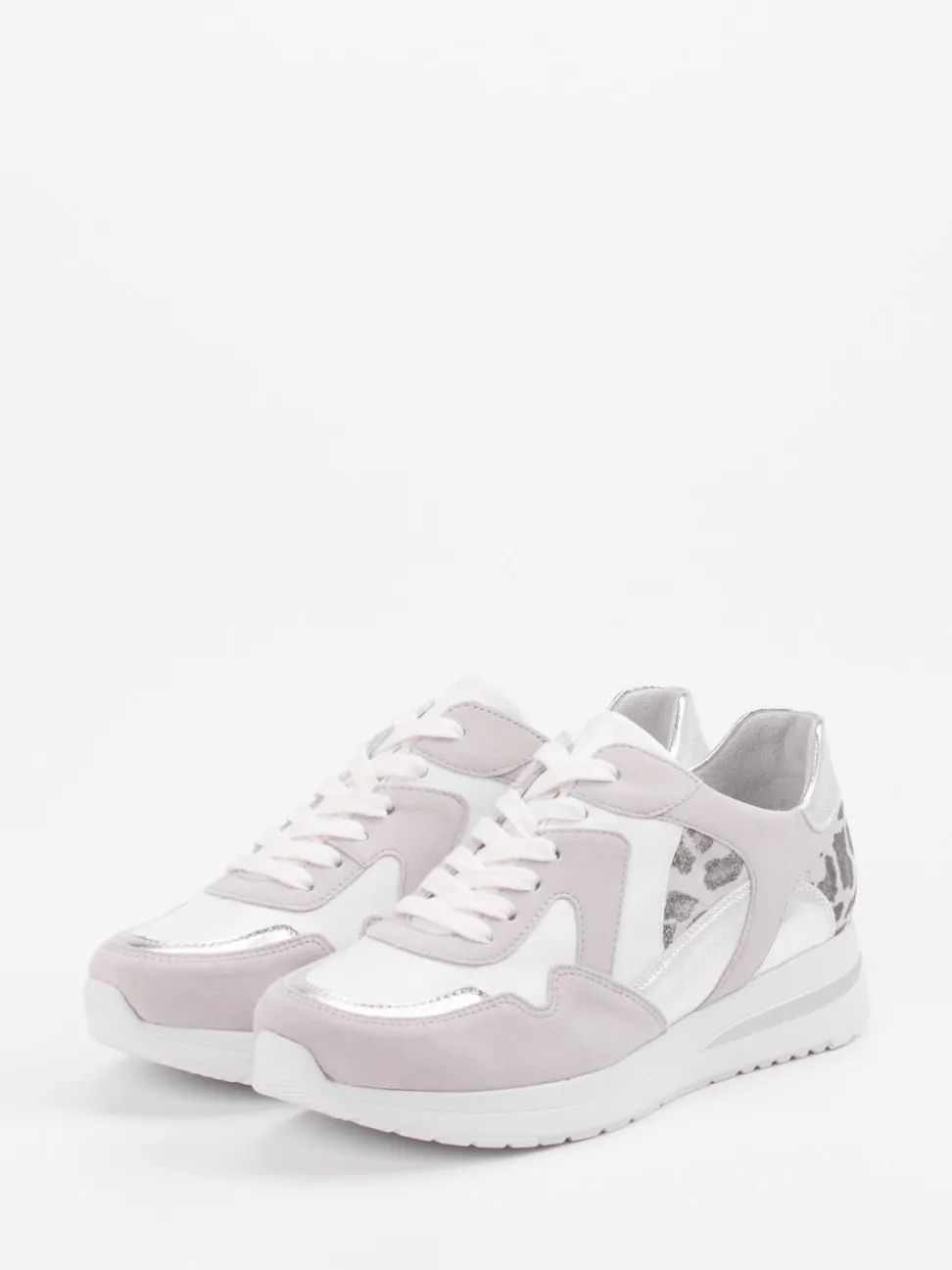Semler – Sneaker aus Veloursleder mit Metallic-Details
