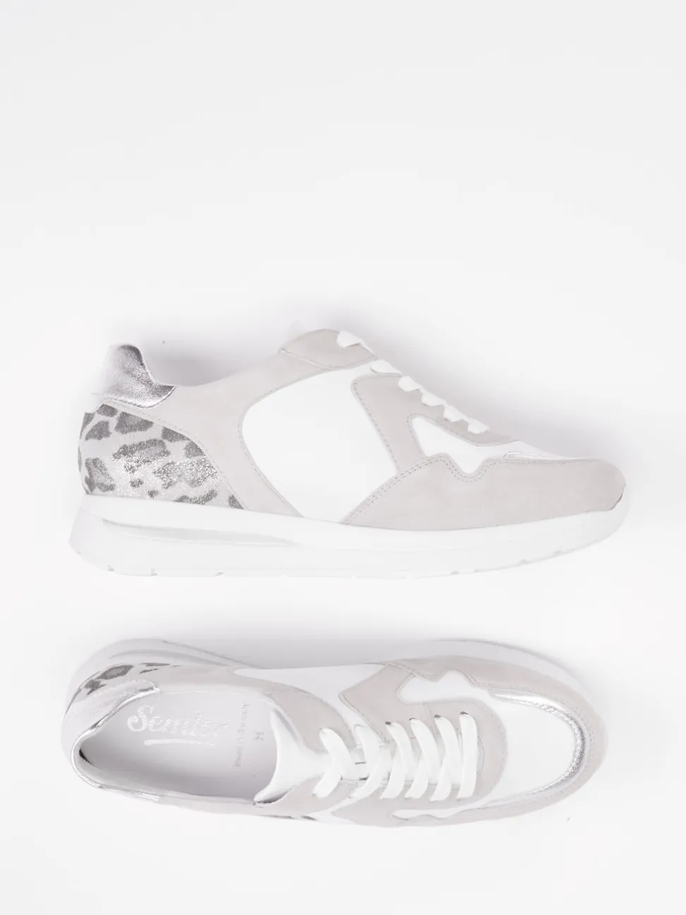Semler – Sneaker aus Veloursleder mit Metallic-Details
