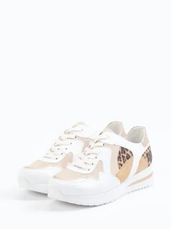 Semler – Sneaker aus Velourleder mit Leopardenmuster