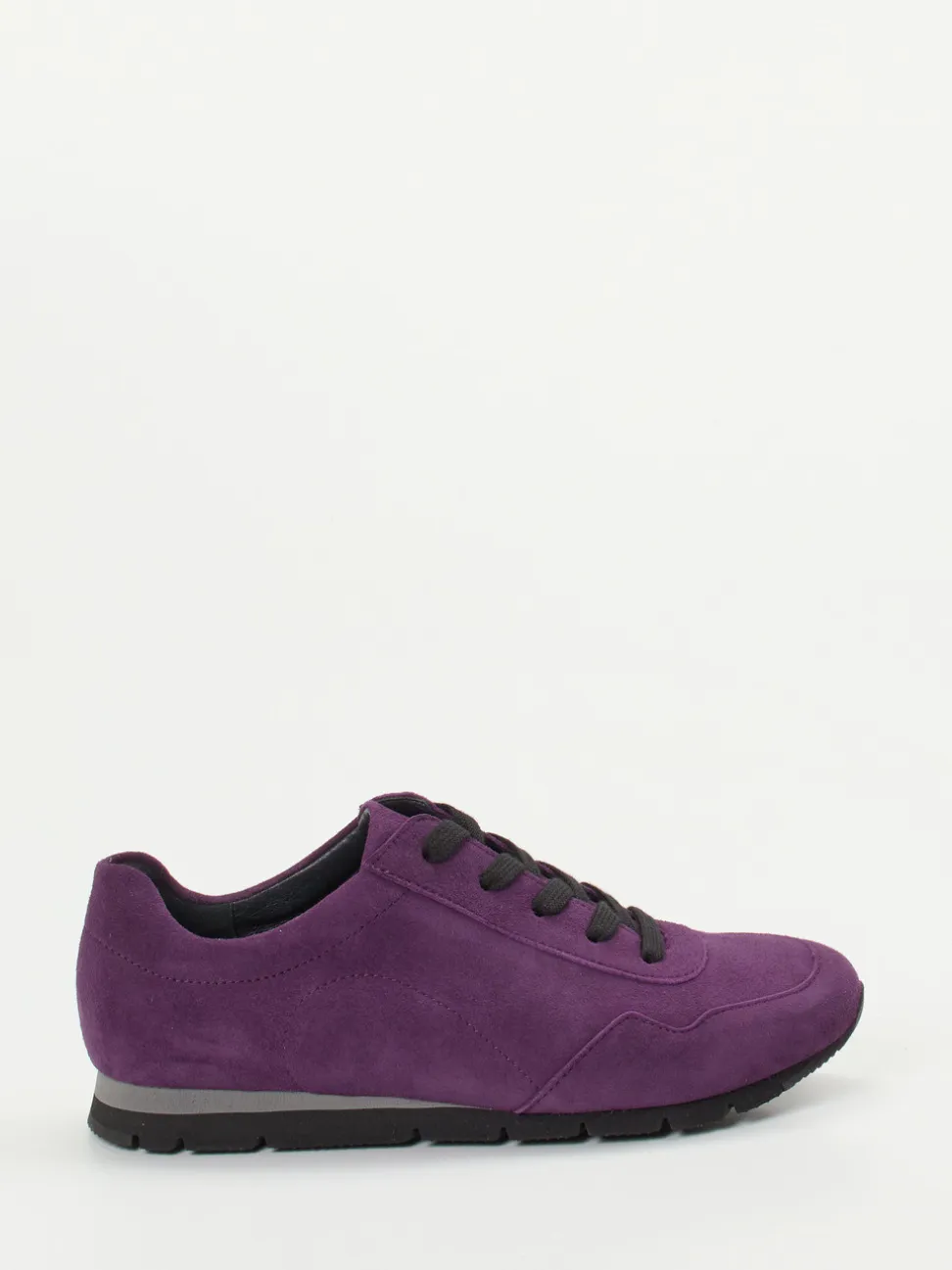 Semler – Sneaker aus Veloursleder violett