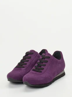 Semler – Sneaker aus Veloursleder violett
