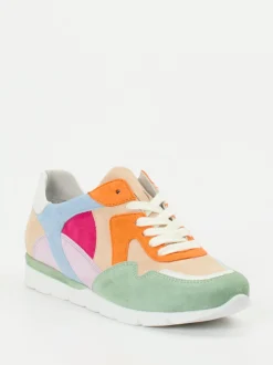 Semler – Sneaker aus Veloursleder Colorblocking