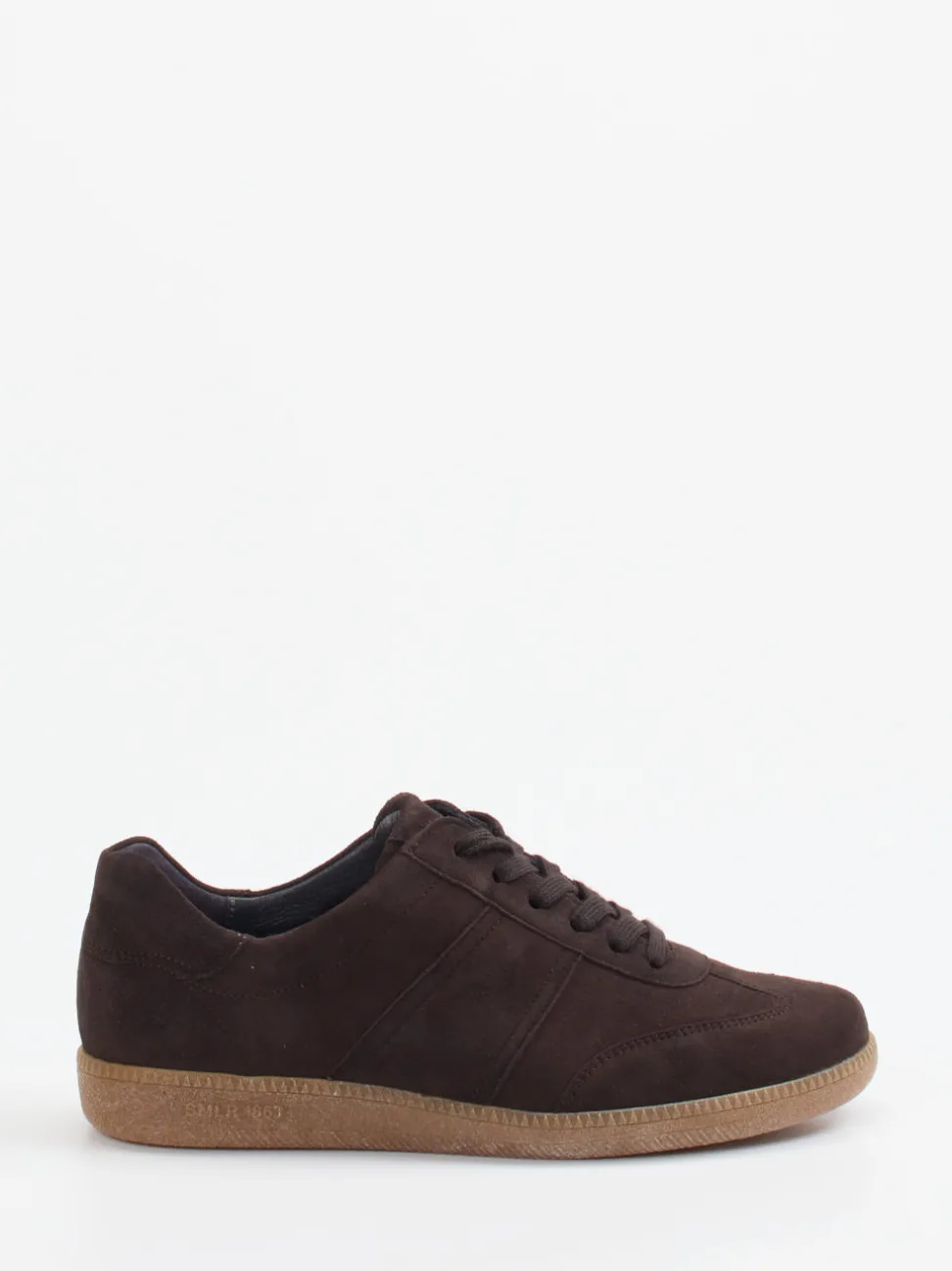 Semler – Sneaker aus Veloursleder dunkelbraun