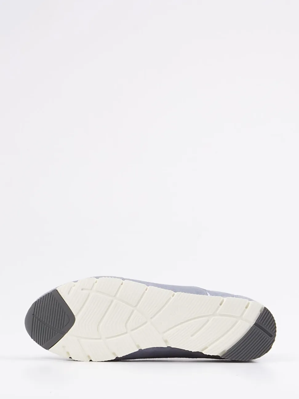 Semler – Sneaker aus Veloursleder in Taubenblau