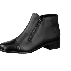 Semler – Stiefelette aus Kalbleder in Schwarz