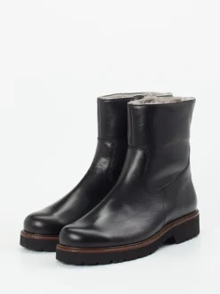Semler – Stiefelette aus Kalbleder schwarz