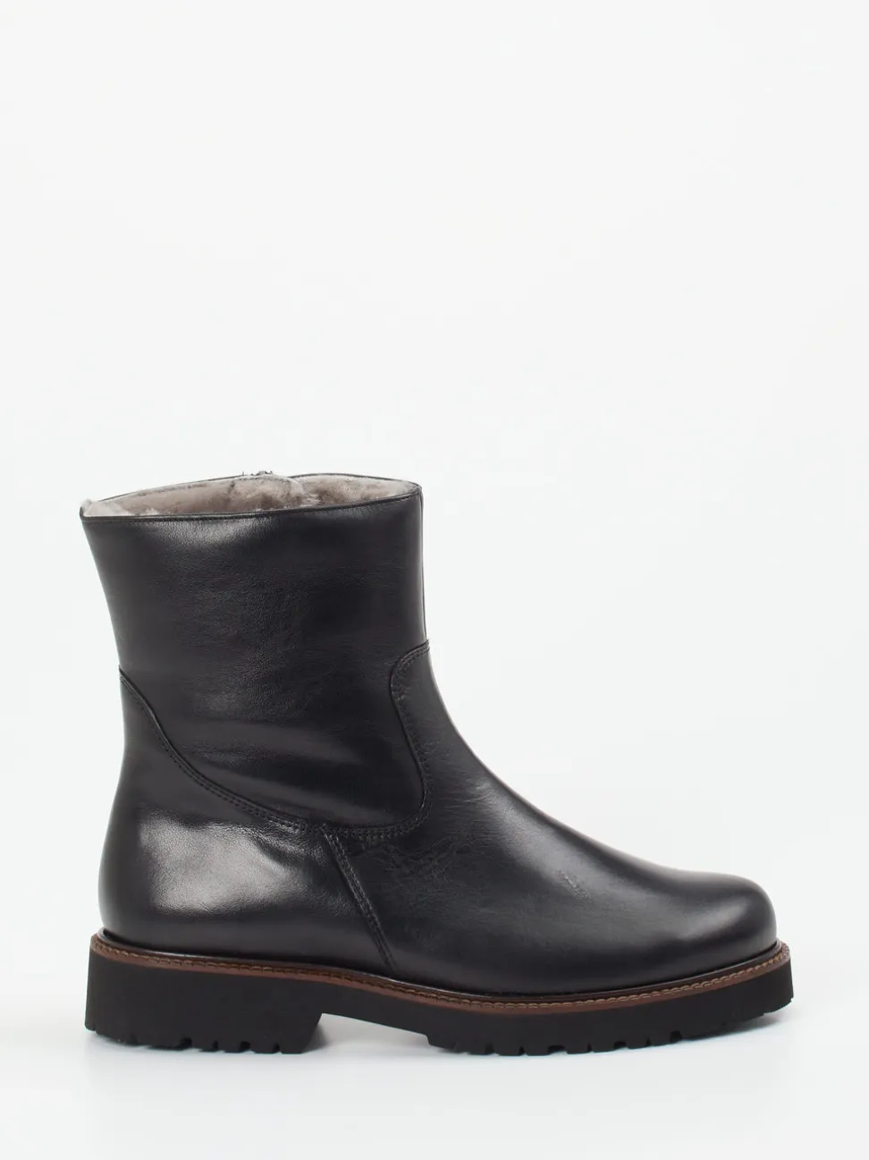 Semler – Stiefelette aus Kalbleder schwarz