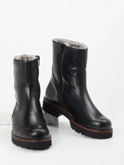 Semler – Stiefelette aus Kalbleder schwarz