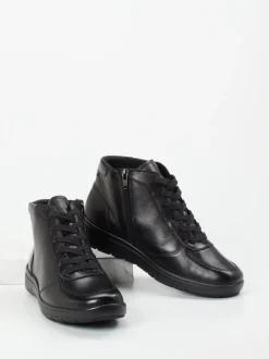 Semler – Stiefelette aus Kalbleder schwarz