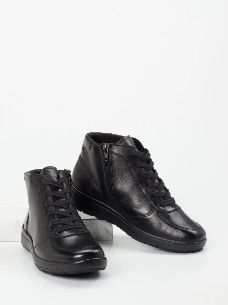 Semler – Stiefelette aus Kalbleder schwarz