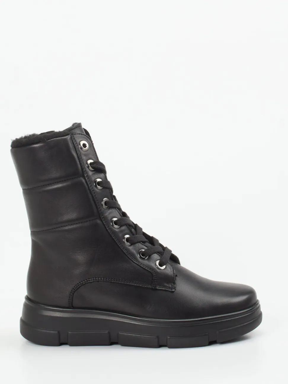 Semler – Stiefelette aus Kalbleder schwarz
