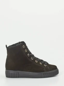 Semler – Stiefelette aus Nubukleder in Schwarz
