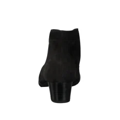 Semler – Stiefelette aus Nubukleder schwarz