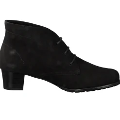 Semler – Stiefelette aus Nubukleder schwarz