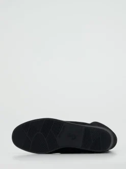 Semler – Stiefelette aus Nubukleder schwarz
