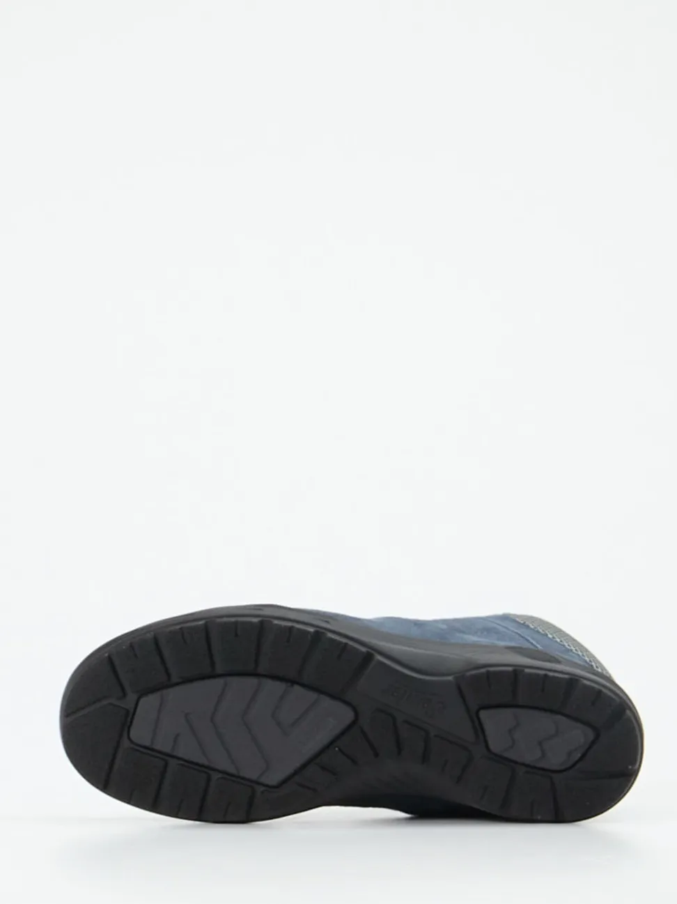 Semler – Stiefelette aus Veloursleder Dunkelblau