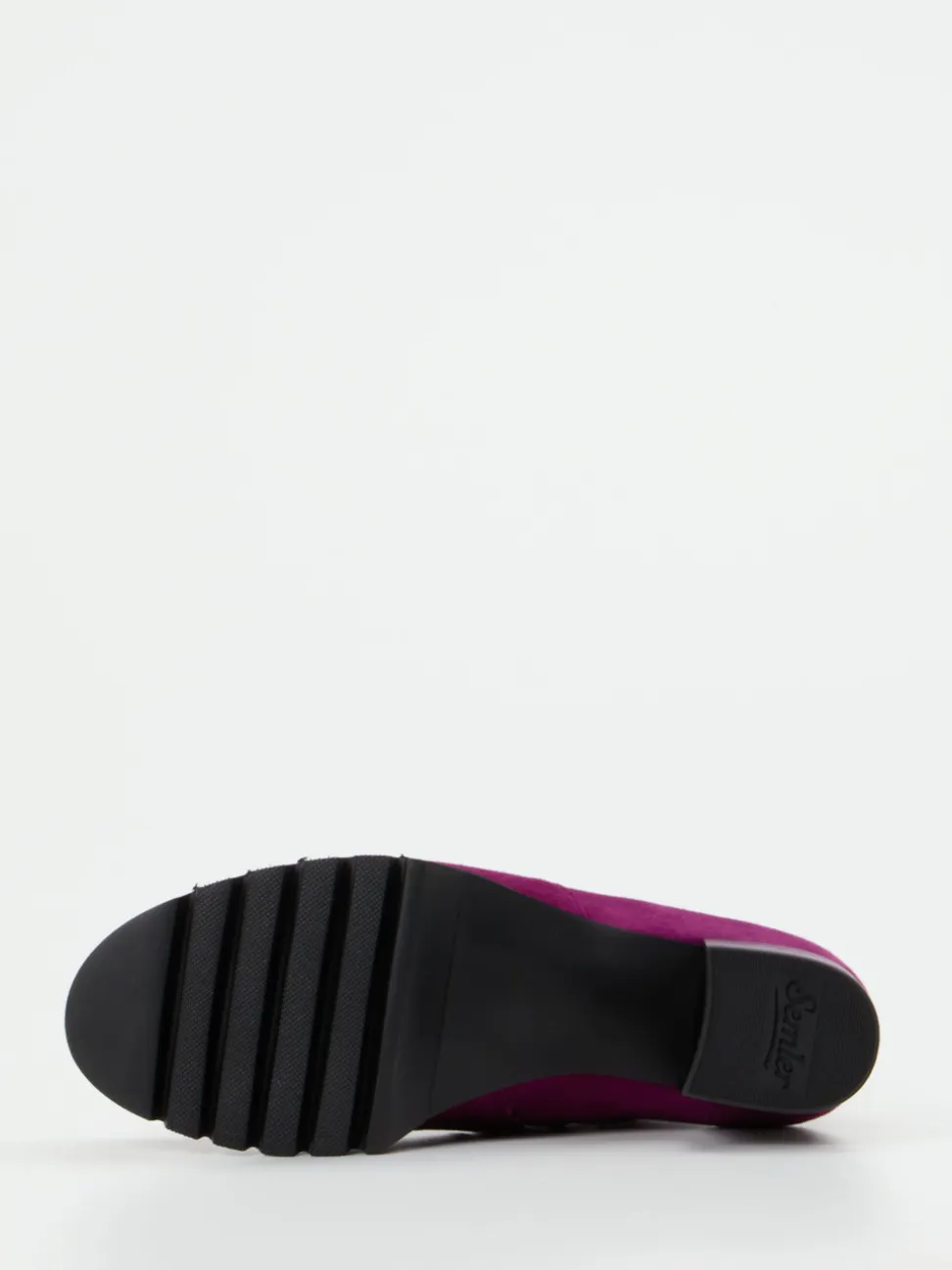 Semler – Stiefelette aus Veloursleder Magenta