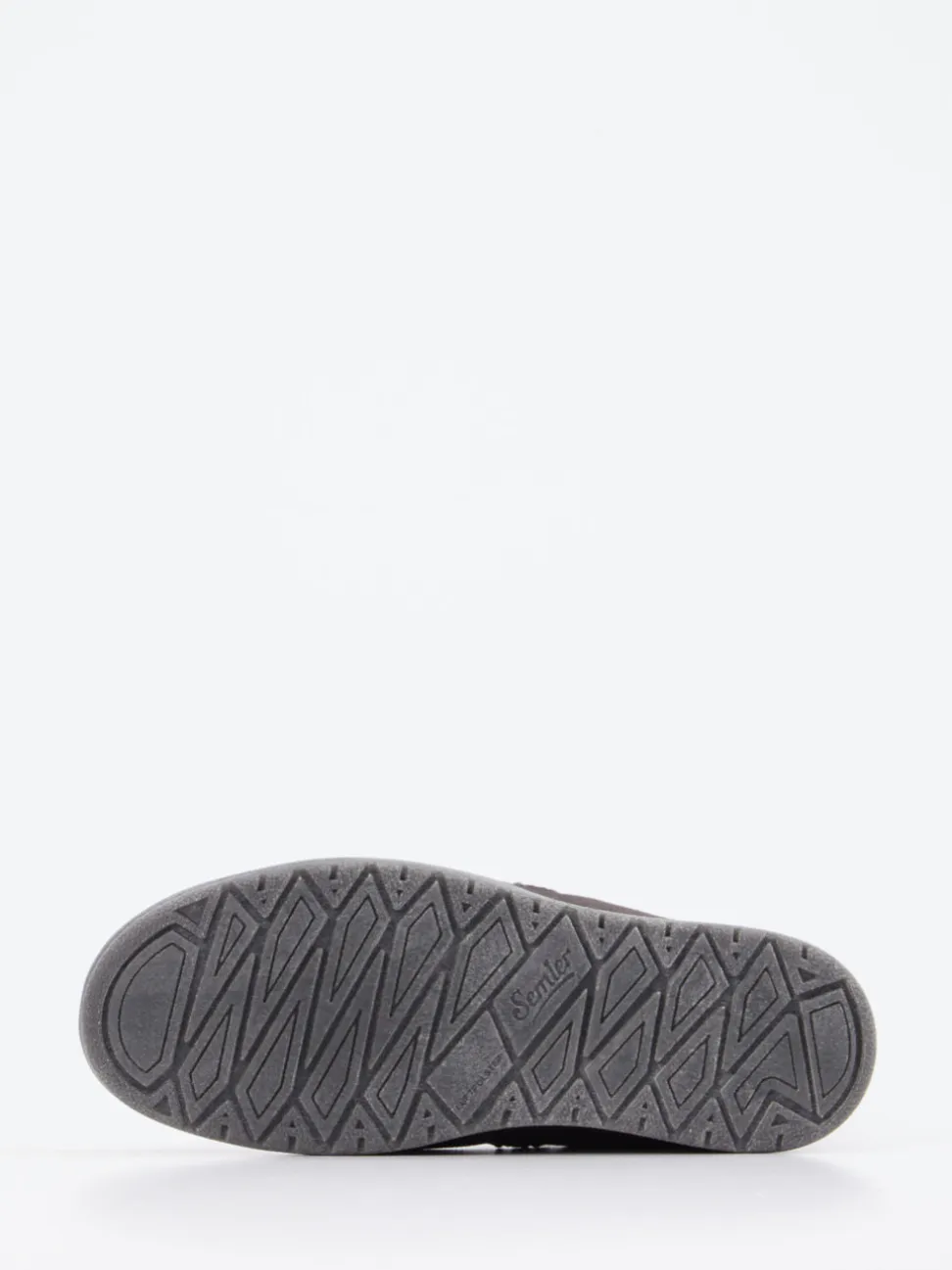 Semler – Stiefelette aus Veloursleder grau