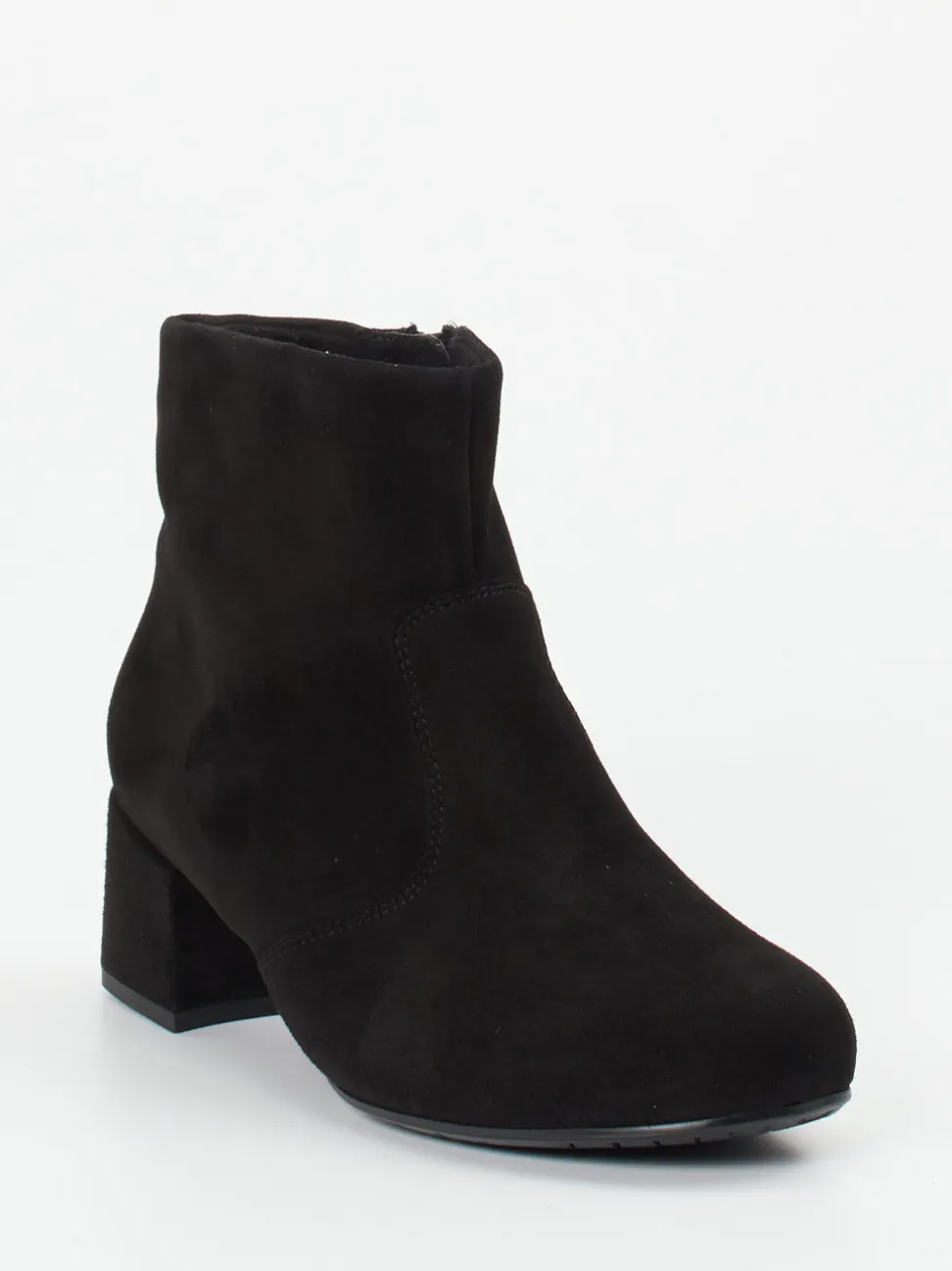 Semler – Stiefelette aus Veloursleder Schwarz