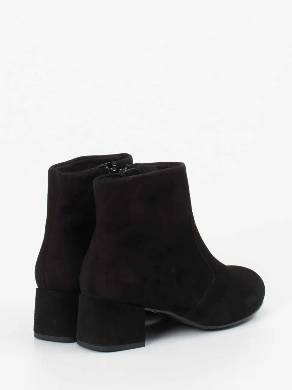 Semler – Stiefelette aus Veloursleder Schwarz