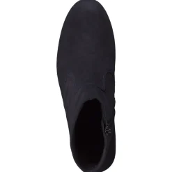 Semler – Stiefelette aus Veloursleder Dunkelblau