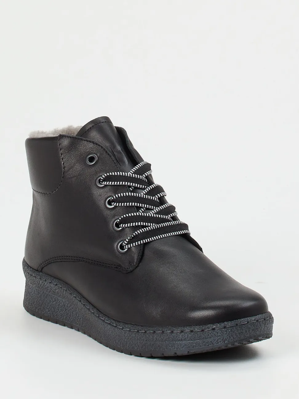 Semler – Stiefeletten aus Kalbleder in Schwarz