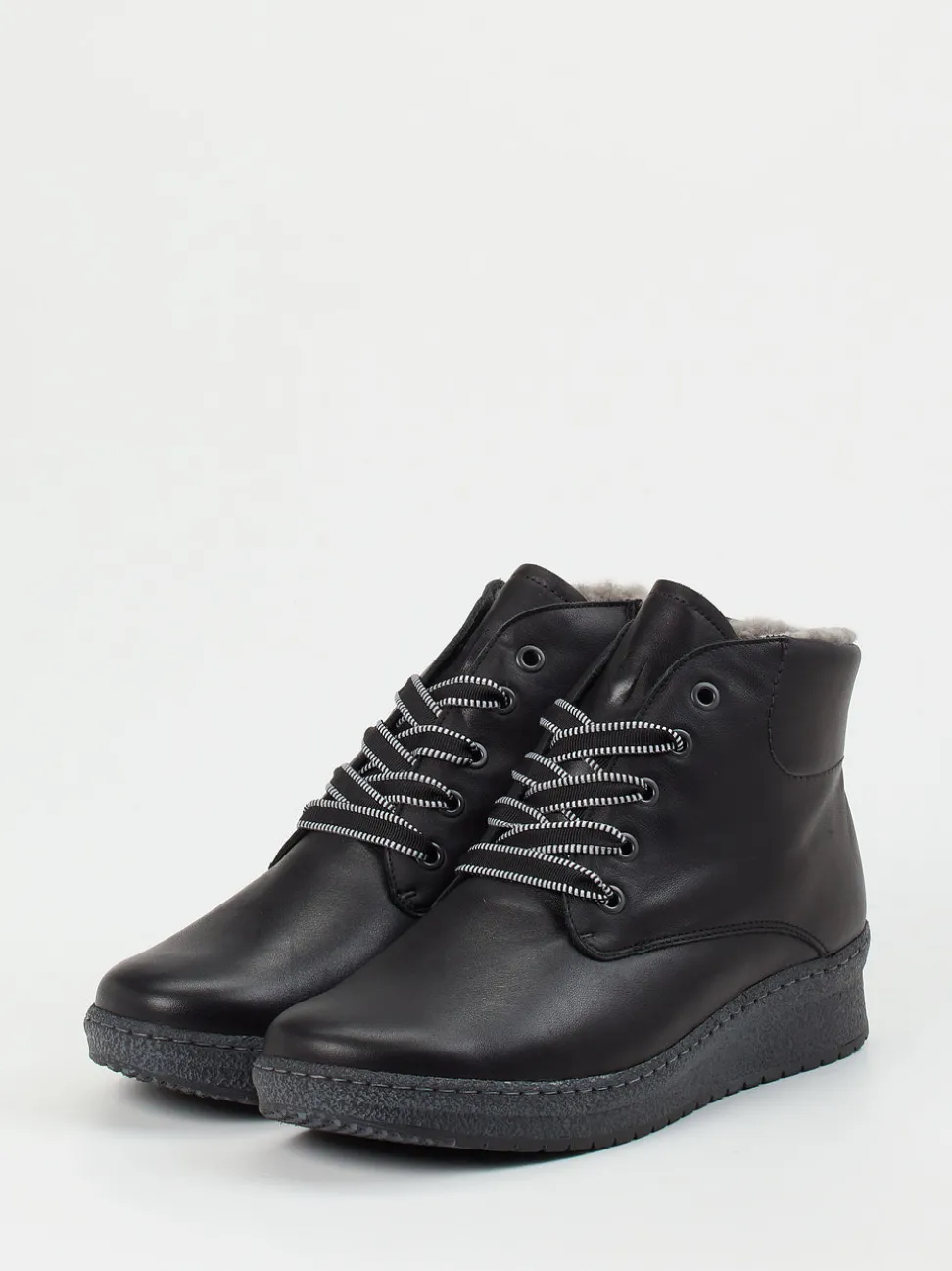 Semler – Stiefeletten aus Kalbleder in Schwarz