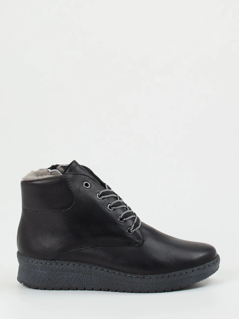 Semler – Stiefeletten aus Kalbleder in Schwarz