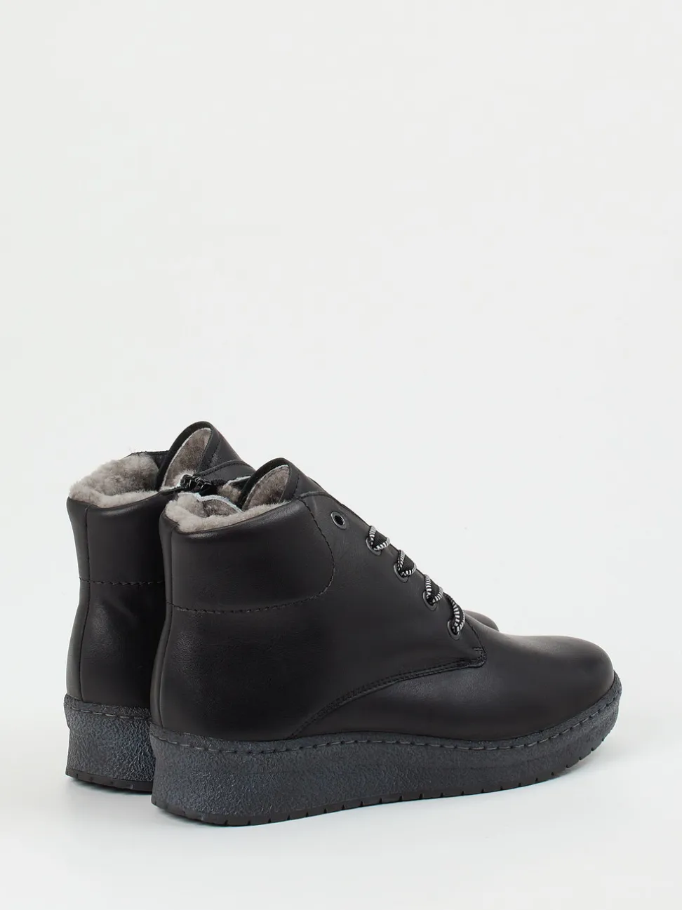 Semler – Stiefeletten aus Kalbleder in Schwarz