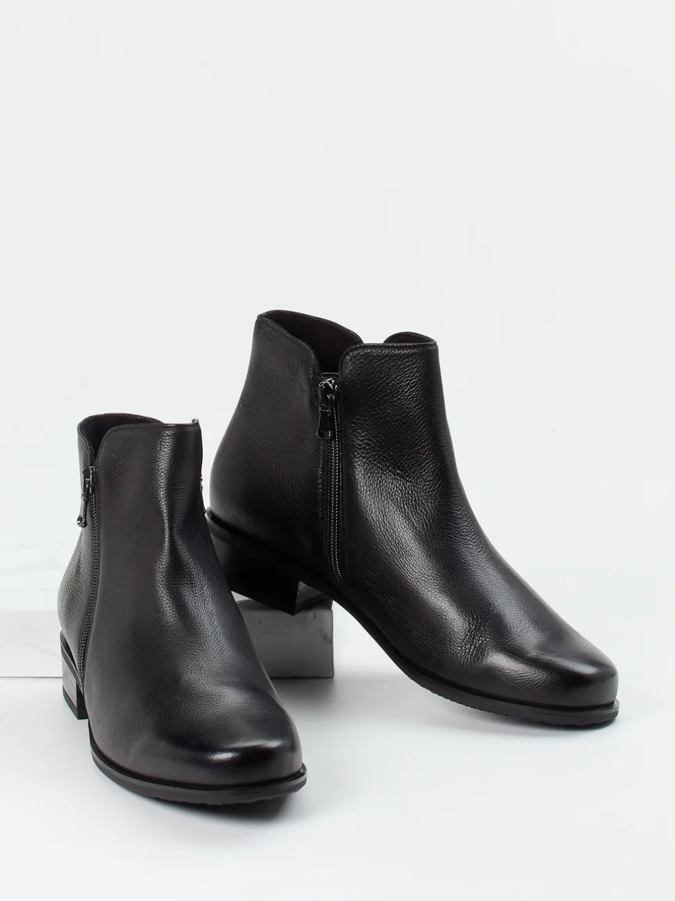 Semler – Stiefeletten aus Kalbleder schwarz