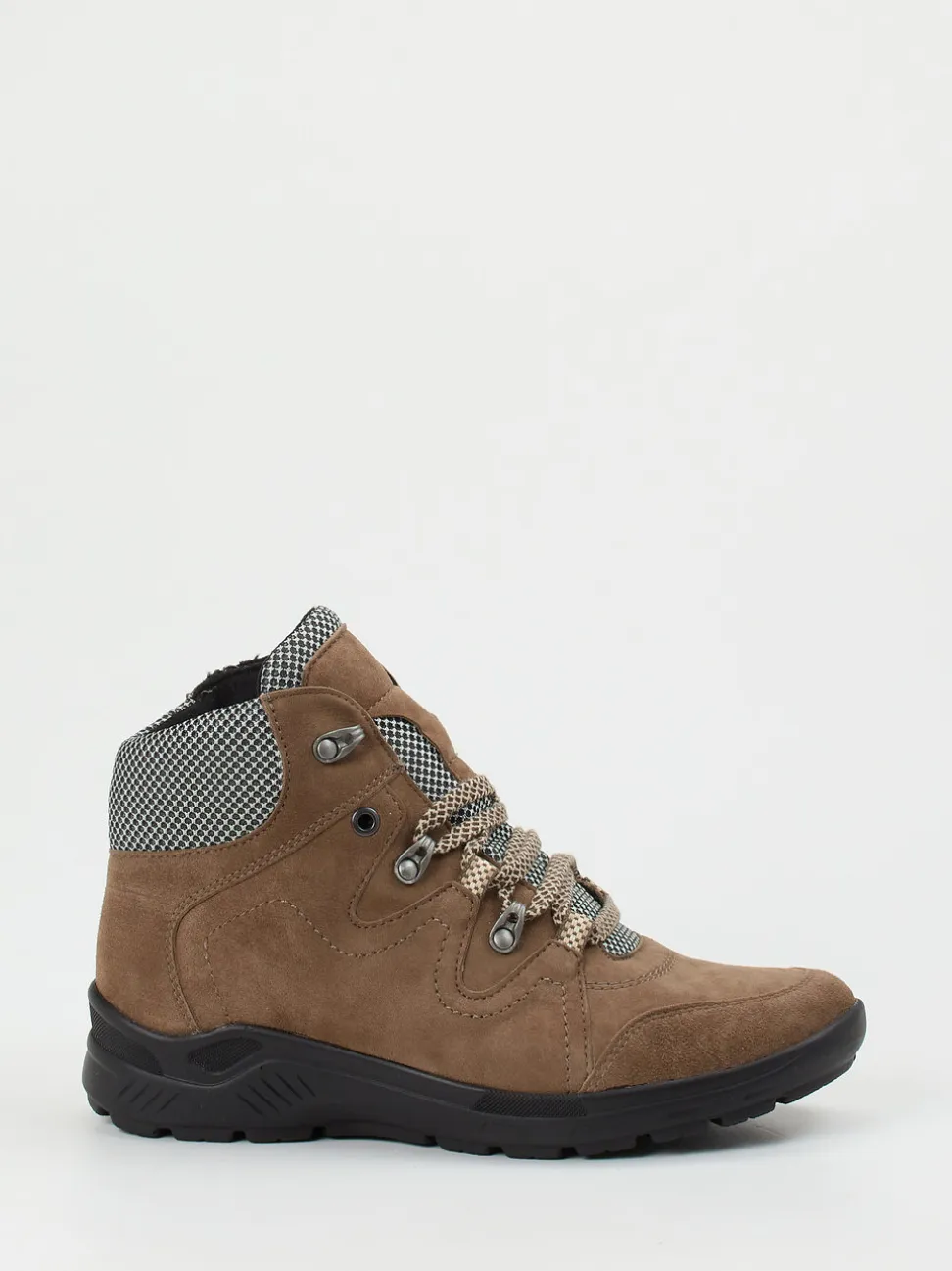 Semler – Wanderboots aus Veloursleder mittelbraun