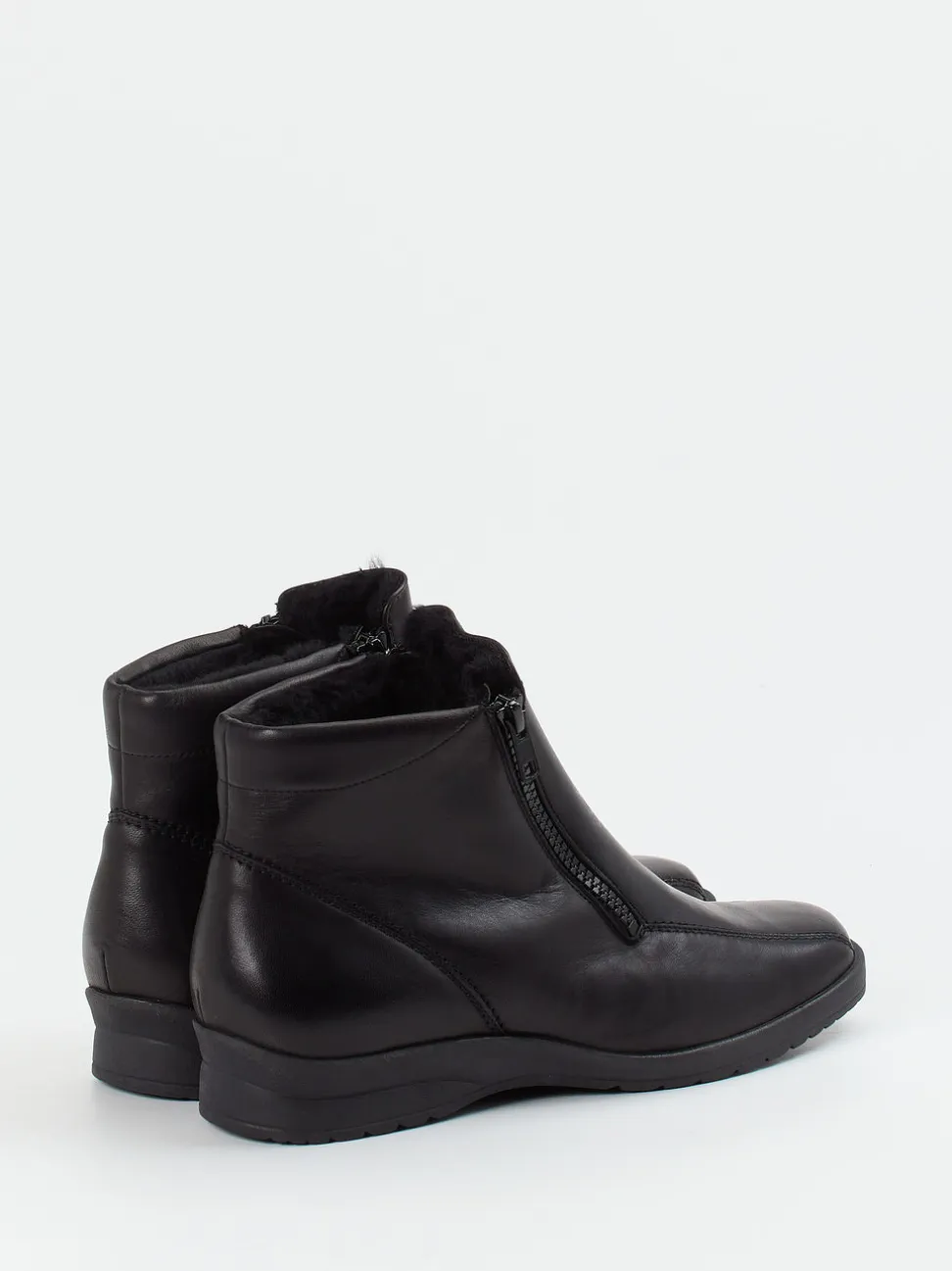 Semler – Warmfutter-Stiefelette aus Kalbleder schwarz