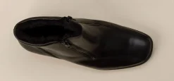 Semler – Warmfutter-Stiefelette aus Kalbleder schwarz