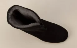 Semler – Winterstiefel aus Veloursleder schwarz