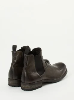 Shoto – Chelsea Boots aus Hirschleder dunkelgrün