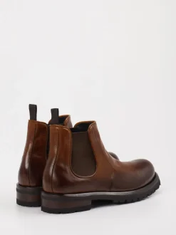 Shoto – Chelsea Boots aus Leder in Braun