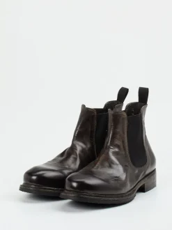 Shoto – Chelsea Boots aus Pferdeleder in Dunkelgrau