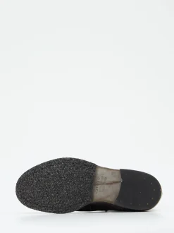 Shoto – Chelsea Boots aus Pferdeleder in Dunkelgrau