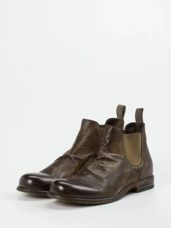 Shoto – Chelsea Boots aus Hirschleder dunkelbraun