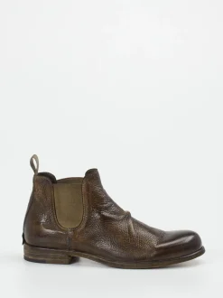 Shoto – Chelsea Boots aus Hirschleder dunkelbraun
