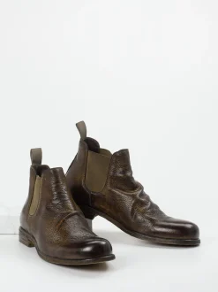 Shoto – Chelsea Boots aus Hirschleder dunkelbraun