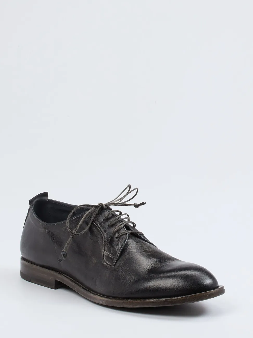 Shoto – Derby-Schnürschuh aus Känguruleder Grau