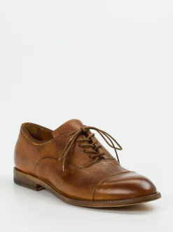 Shoto – Derby-Schnürschuh aus Elchleder Cognac