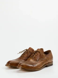 Shoto – Derby-Schnürschuh aus Elchleder Cognac