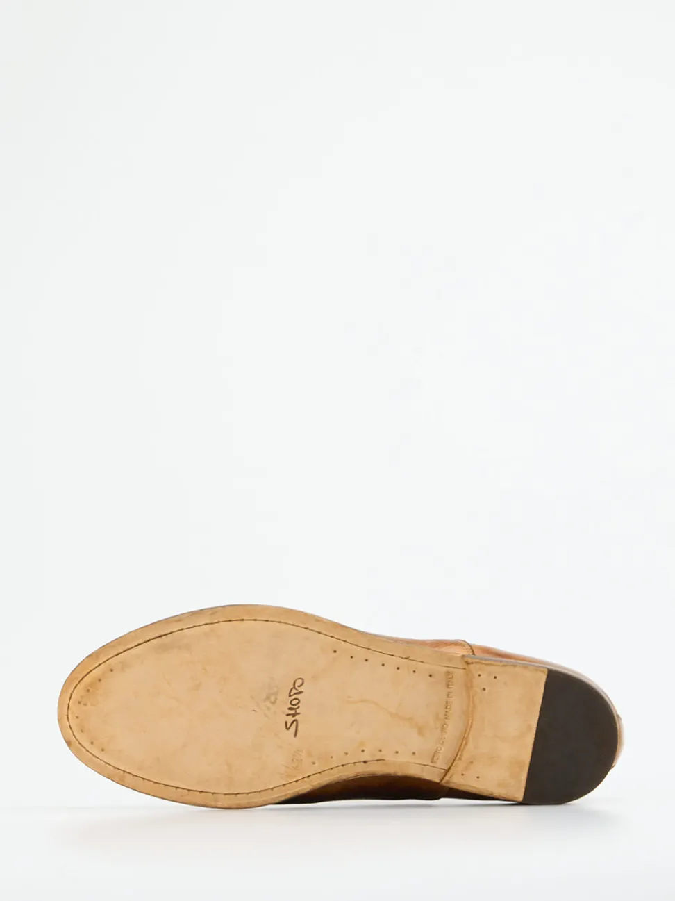Shoto – Derby-Schnürschuh aus Elchleder Cognac